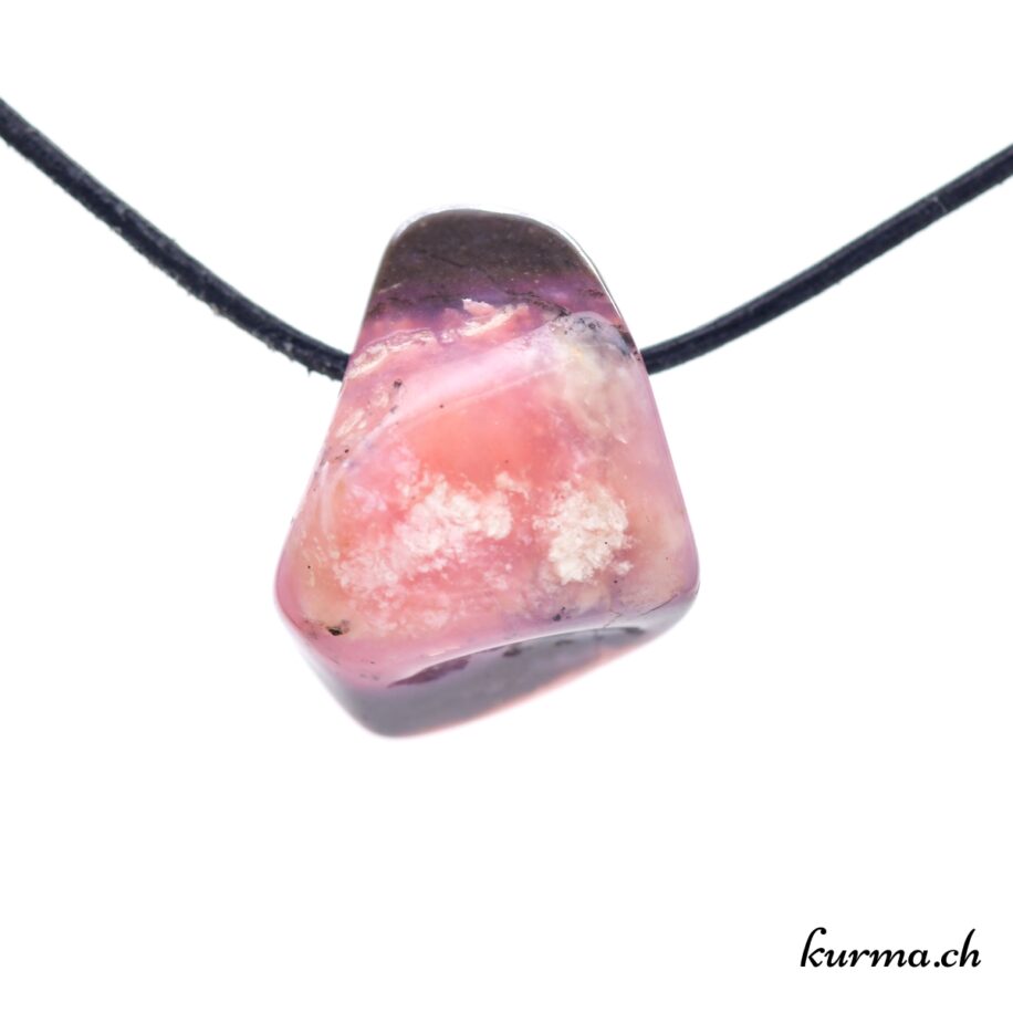 Opale Des Andes Rose Collier En Pierre N Kurma Ch