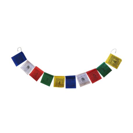 Drapeaux de prières bouddhistes tibétains - (0) Coton - Noir - 2353 Ouvert 