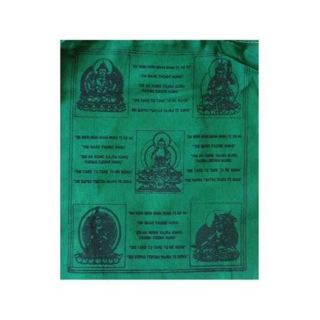 Anglais-(C)-4086-2-Vert-Drapeaux-de-prières-bouddhistes-tibétains