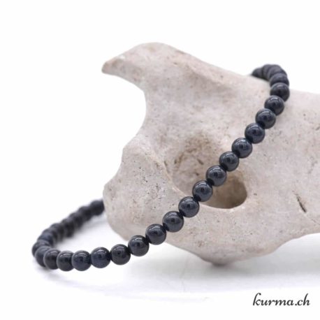 Bracelet Saphir 4mm - Nº180-3 disponible dans la boutique en ligne Kûrma. Votre magasin de pierre et minéraux en suisse