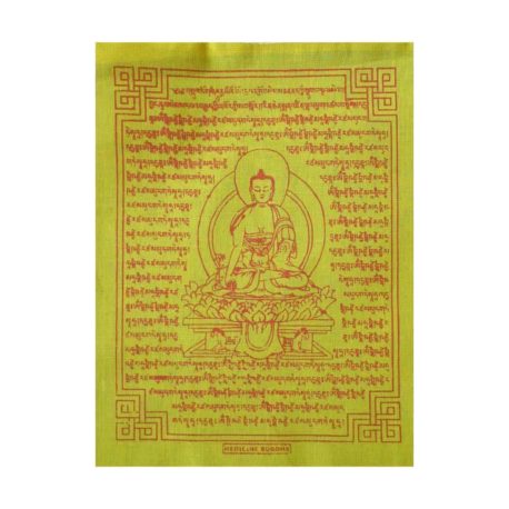 (C)-Medicine-Buddha-4082-1-Jaune-Drapeaux-de-prières-bouddhistes-tibétains