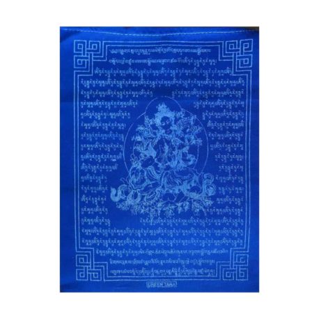 (C)-Tara-Verte-4080-5-Bleu-Drapeaux-de-prières-bouddhistes-tibétains
