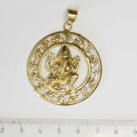 Ganesh - Pendentif en Laiton - N°6719 • Pendentif Laiton N°6719 Ganesh Ganesh - Pendentif en Laiton - N°6719