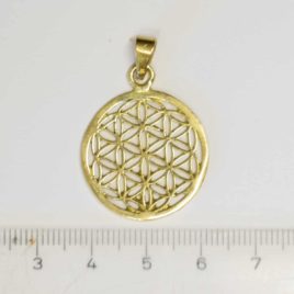 Fleur de vie - Pendentif en Laiton - N°6762 • Pendentif Laiton N°6762 Fleur de vie Fleur de vie - Pendentif en Laiton - N°6762
