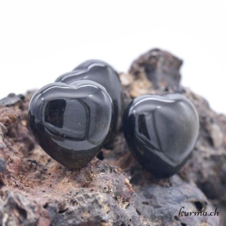Coeur 2 cm - Obsidienne Dorée - Nº14235-3 disponible dans la boutique en ligne Kûrma. Votre magasin de pierre et minéraux en suisse