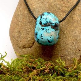 Shattuckite en pendentif - N°7240.1 • Shatuckite pendentife 7240.1 1 Collier en Shattuckite
