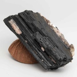 Tourmaline noire Schorl - 1017gr - N°5202.2 • Tourmaline noire N°5202.2 1017 9x16x5cm 1 Shörl brute du brésil