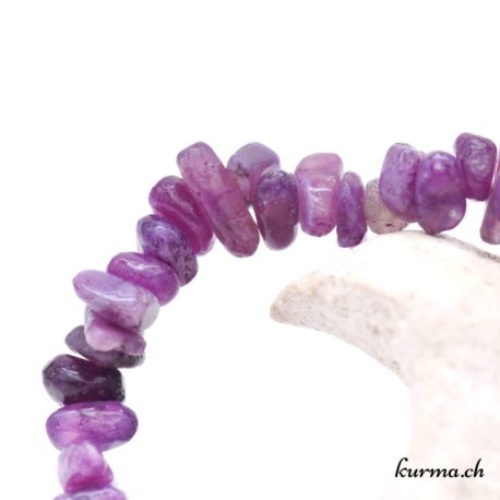 Acheter Bracelet Lépidoaloite - Nuggets - N°15330-2 dans la boutique en ligne Kûrma. Spécialisé dans des pierres de qualité directement importer depuis les artisans lapidaires.