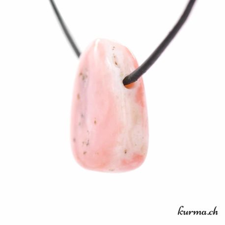 Pendentif Opale des Andes Rose - N°8728.2-2 disponible dans la boutique en ligne. Kûrma ta boutique Suisse de pendentifs en pierre naturelles.