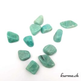 Amazonite de Madagascar - Pierre roulée 2cm à 2.5cm - N°7464.2 • Amazonite Pierre roulee 7464.2 4 Amazonite de Madagascar – Pierre roulée 2cm à 2.5cm – N°7464.2