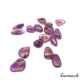 Amétrine - Pierre roulée 3cm à 4cm - N°6932.1 • Ametrine Pierre roulee 6932.1 4 Amétrine