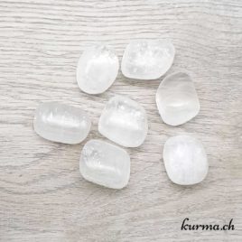 Calcite Blanche - Pierre roulée 3cm à 3.5cm - N°8690.1 • Calcite blanche Pierre roulee 8690 04 Calcite Blanche – Pierre roulée 3cm à 3.5cm – N°8690.1