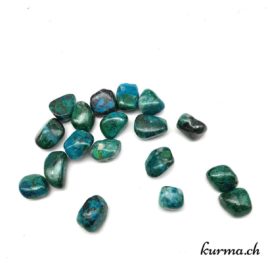 Chrysocolle - Pierre roulée 2cm à 3cm - N°8657.1 • Chrysocolle Pierre roulee 8657 4 Chrysocolle – Pierre roulée 2cm à 3cm – N°8657.1