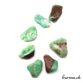 Chrysoprase - Pierre roulée 3cm à 4cm - N°5100.1 • Chrysoprase Pierre roulee 5100 4 Chrysoprase – Pierre roulée 3cm à 4cm – N°5100.1
