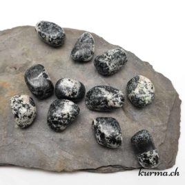 Diorite Orbiculaire - Pierre roulée 2cm à 3cm - N°5491.1 • Dionite orbiculaire Pierre roulee 5491 04 Diorite Orbiculaire – Pierre roulée 2cm à 3cm – N°5491.1