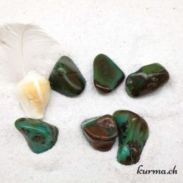 Gem Silicate Pérou - Pierre roulée 3.5cm à 4.5cm - N°5413.2 • Gem silicate Pierre roulee 5413.2 04 Gem Silicate Pérou – Pierre roulée 3.5cm à 4.5cm – N°5413.2