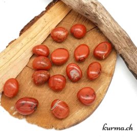 Jaspe Rouge - Pierre roulée 2.5cm à 3cm - N°5137.4 • Jaspe rouge Pierre roulee 5137.4 1 Jaspe Rouge – Pierre roulée 2.5cm à 3cm – N°5137.4