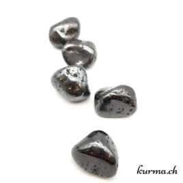 Magnétite - Pierre roulée 3cm à 4cm - N°5483.1 • Magnetite Pierre roulee 5483 03 Magnétite – Pierre roulée 3cm à 4cm – N°5483.1