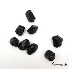 Spinelle Noire - Pierre roulée 2cm à 2.5cm - N°6920.1 • Spinel noire Pierre roulee 6920 Spinelle Noire – Pierre roulée 2cm à 2.5cm – N°6920.1