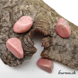 Thulite (Quartz Piémontite) - Pierre roulée 3cm à 3.5cm - N°8440.1 • Thulite Pierre roulee 8440 03 Thulite (Quartz Piémontite) – Pierre roulée 3cm à 3.5cm – N°8440.1