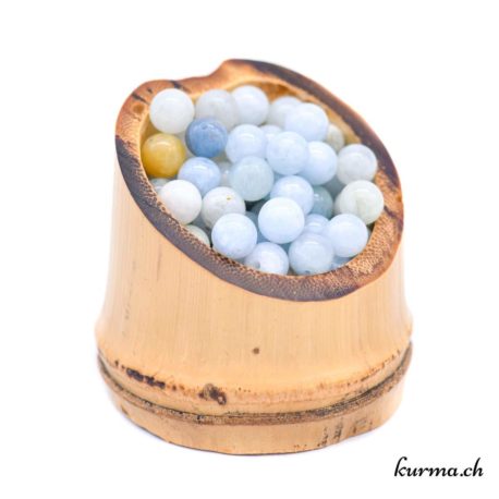 Perle Aigue Marine 6-6.5mm (pt) - Nº10698-1 disponible dans la boutique en ligne. Kûrma ta boutique Suisse de bijoux en perles et de création