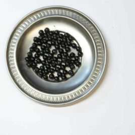 Obsidienne Arc-en-ciel - Perles 6-6.5mm - N°5533 • Obsidienne Arc en ciel 6mm 5533 1 1 Perles Obsidienne Arc-en-ciel 6mm