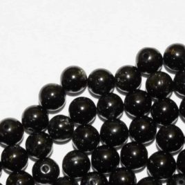 Tourmaline noire – Perles 6-6.5mm – N°15290