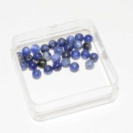 Sodalite - Perles 4.5mm - 90 pcs - N°6021 • Pierre Ligne Ronde N°6021 Sodalite 45mm395 40cm 1 1 achat suisse perles sodalite