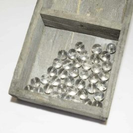 Cristal de roche - Perles 10-10.5mm - N°9234 • Pierre Ligne Ronde N°7608 Quartz Cristal de roche 10 105mm 2 Cristal de roche – Perles 10-10.5mm – N°9234