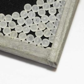 Cristal de roche Mat - Perles 6mm - N°7609 • Pierre Ligne Ronde N°7609 Quartz Cristal de roche Mat 6mm 1 Perles Cristal de roche mat 6mm