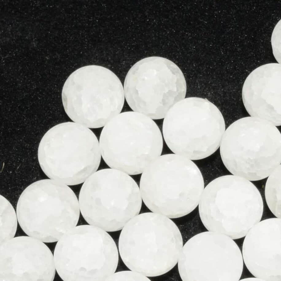 10 Perles En Cristal De Roche Quartz Facettées 3-4mm - Référence 4558550025, Pour Création Bijoux