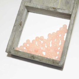 Morganite – Perles 7.5mm – 50 pcs – N°7687