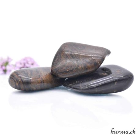 Pierre Roulée Stromatolite L-3 disponible dans la boutique en ligne Kûrma. Votre magasin de pierre et minéraux en suisse