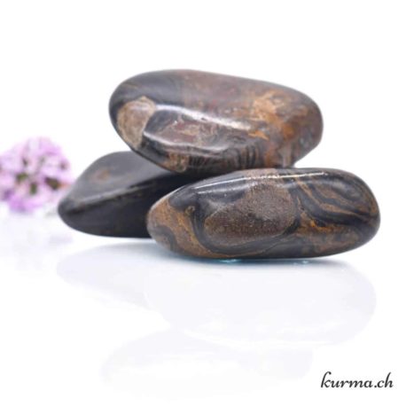 Pierre Roulée Stromatolite M-3 disponible dans la boutique en ligne Kûrma. Votre magasin de pierre et minéraux en suisse