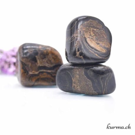 Pierre Roulée Stromatolite S-1 disponible dans la boutique en ligne Kûrma. Votre magasin de pierre et minéraux en suisse