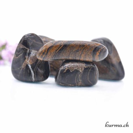 Pierre Roulée Stromatolite S-2 disponible dans la boutique en ligne Kûrma. Votre magasin de pierre et minéraux en suisse