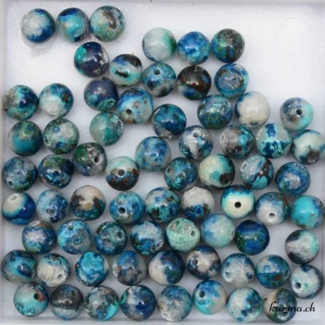 Perles shattuckite Azurite chrysocolle