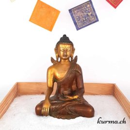 Statue de Bouddha Shakyamuni - Bronze - 19.5cm - N°6256.1 • Bouddha Shakiamouni en bronze 6256 3 Statue Bouddha Shakyamuni