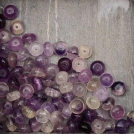 Perles fluorite violette
