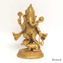 Ganesh et Vahana en bronze - 11cm - N°4777.1 • Ganesh 376gr 11x8x5cm 4777.1 1 ganesh bronze