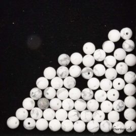 Perles Howlite 6mm