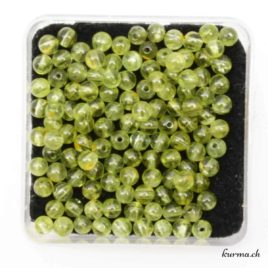 Péridot - Perles 3,5-4mm - N°8146 • Peridot 35 4mm 8146 Perles péridot