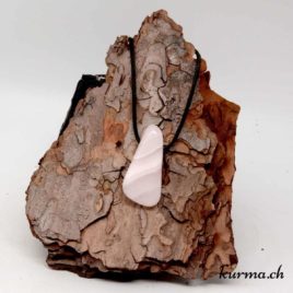 Manganocalcite - Bijoux en pierre percée - N°5833.3 • Calcite mangano 5833.3 10gr 4x1.9x0.9cm 1 Pierre pour se calmer