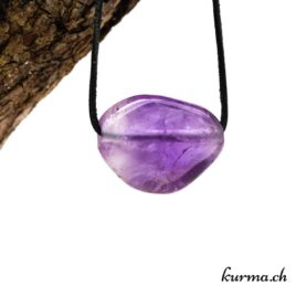 Améthyste - Pierre percée pour bijoux - N°5957.4 • amethyste pendentif en pierre 5957.4.2 Bijoux en Améthyste