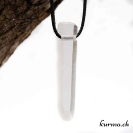 Cristal de roche Quartz laser - Pierre percée - N°8590.1 • quartz laser pendentif en pierre 8590.1 01 Quartz Laser