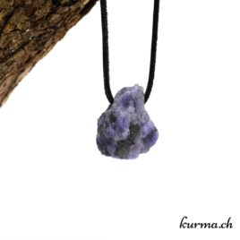 Tanzanite - Pendentif en pierre percée - N°8491.3 • tanzanite pendentif en pierre 8491.3.1 Tanzanite pendentif