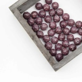 Lépidolite violette - Perles 10mm - N°8364 • Lépidolite 10mm 8364 scaled vente de perles lépiodlite 10mm