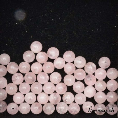 Perles en Morganite 7mm