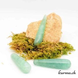 Bâton de massage Fluorite - N°8426.1 • baton de massge fluorite verte 8426.1 1 Bâton de massage Fluorite