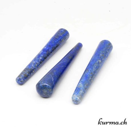 vente de bâton de massage en lapis lazuli dans la magasin suisse de pierre et minéraux kurma. Votre spécialiste en lithothérapie et soins énergétique